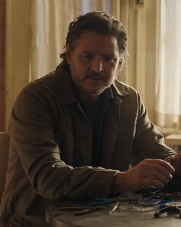 The Last Of Us Pedro Pascal Brown Waxed Jacket