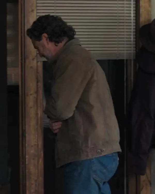 The Last Of Us S02 Pedro Pascal Brown Waxed Jacket 2025