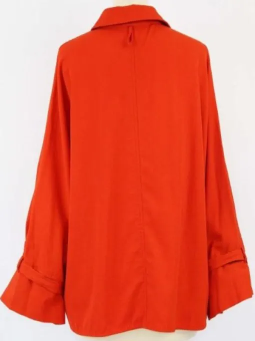 Yes Chef Martha Stewart Orange Pullover Top