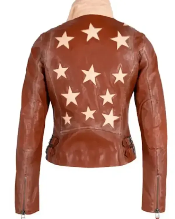Ballard S01 Courtney Taylor Star Leather Jacket