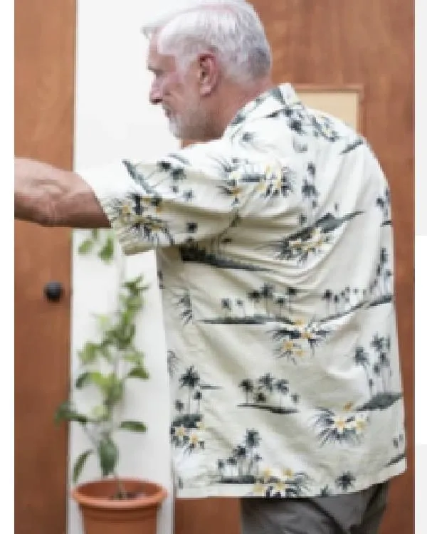 Bachelor in Paradise Kim Buike Palm Tree Print Shirt