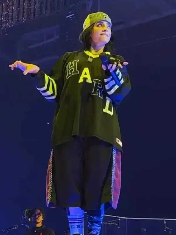 Billie Eilish Dublin Hit Me Hard And Soft Tour Black Jersey