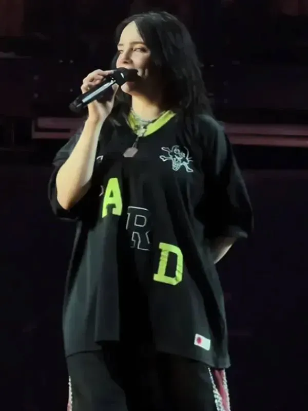 Billie Eilish Dublin Hit Me Hard And Soft Tour Jersey