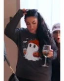 Jersey Shore Family Vacation S08 Deena Nicole Cortese Ghost Sweatshirt