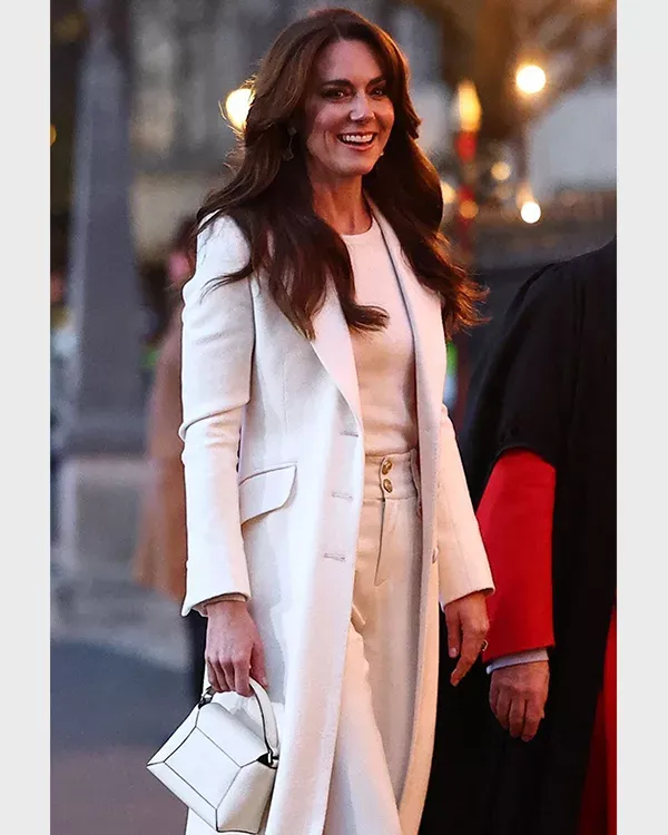 Kate Middleton White Coat 2025