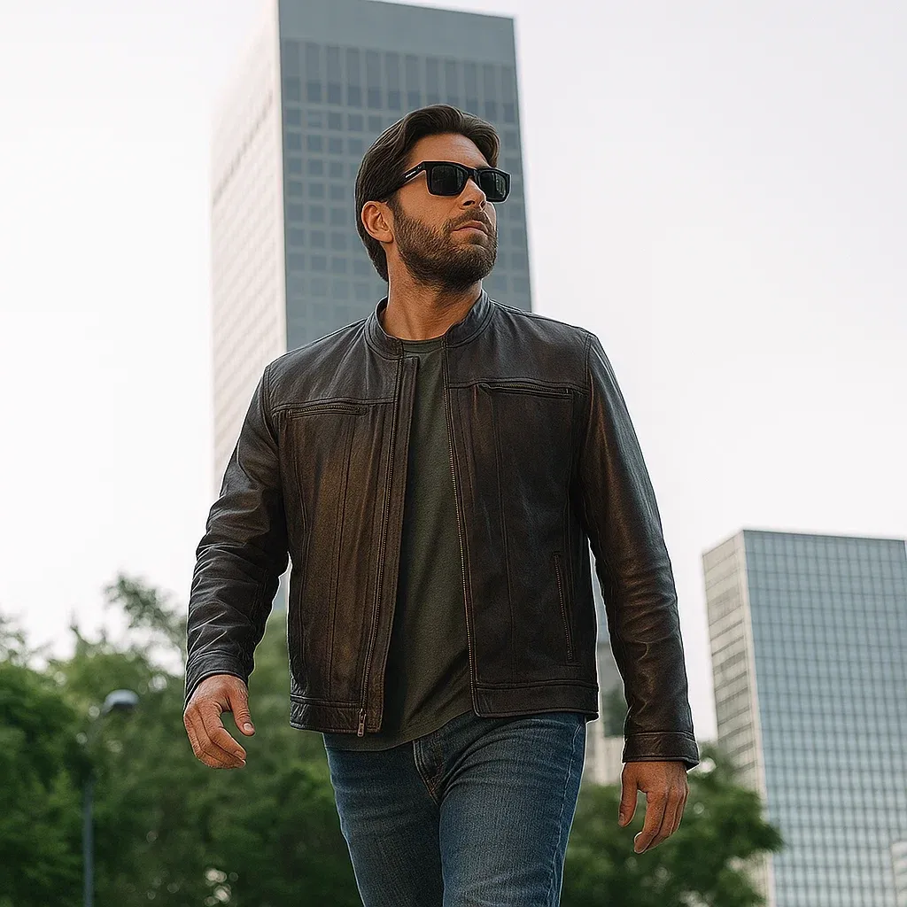 Mark Meachum Countdown S01 Leather Jacket