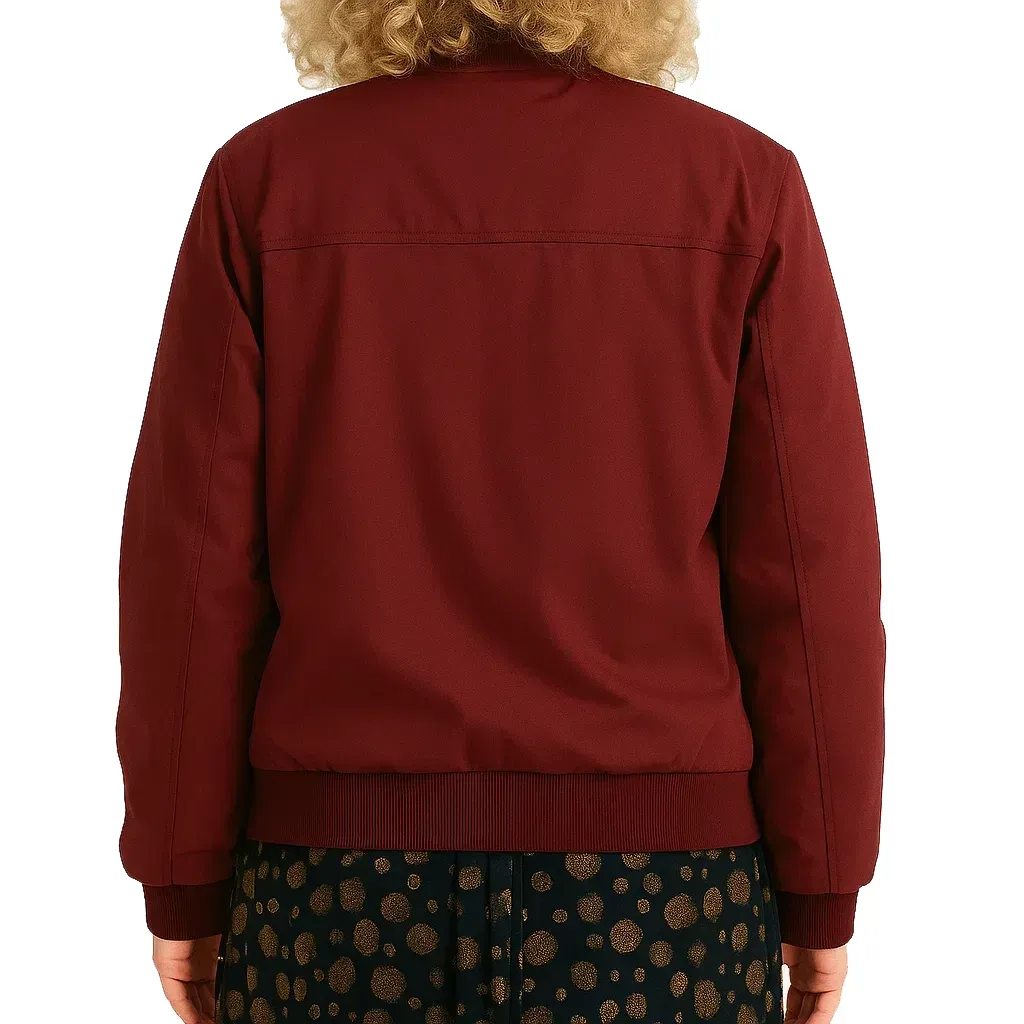 Maxine Peake I Swear Maroon Jacket