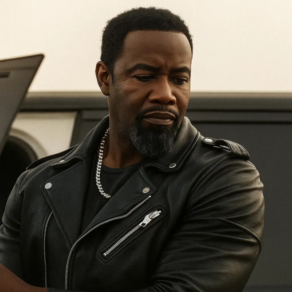 Michael Jai White Trouble Man Leather Jacket 2025