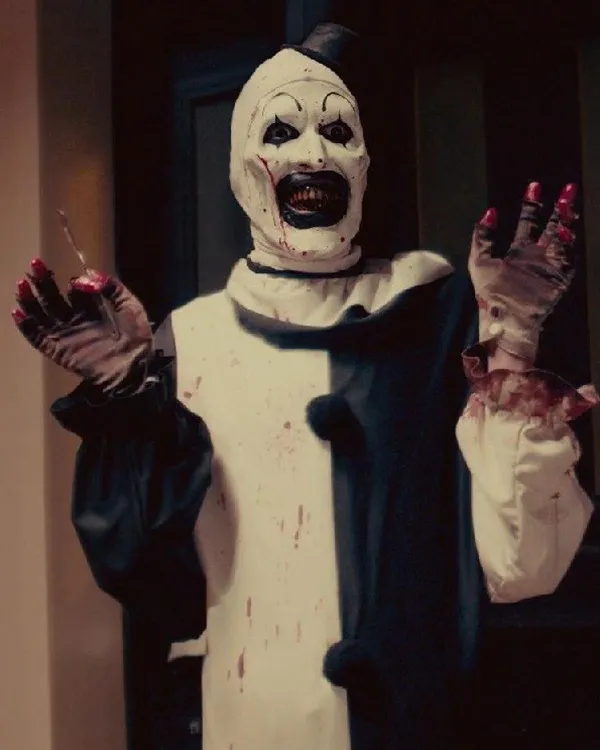 Terrifier 2 2022 Art the Clown Halloween Costume Black