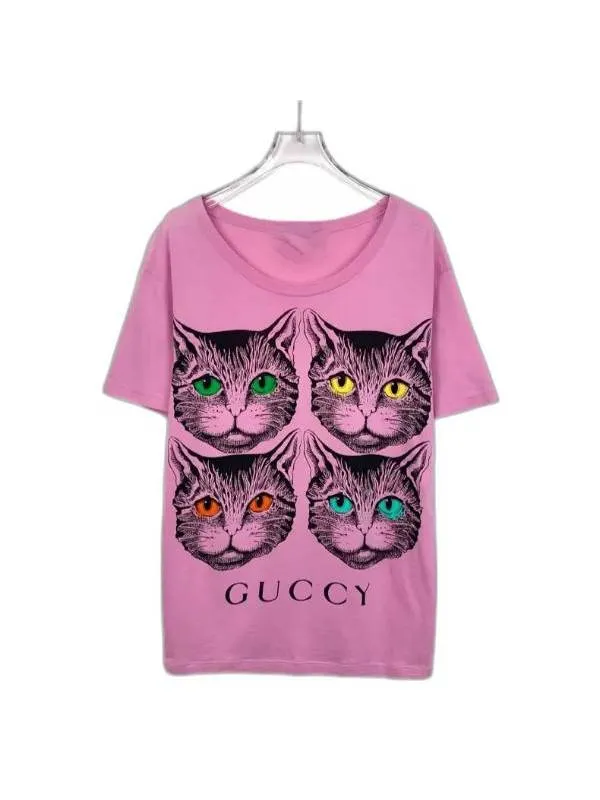 The Today Show Jenna Pink Cat Print T-Shirt