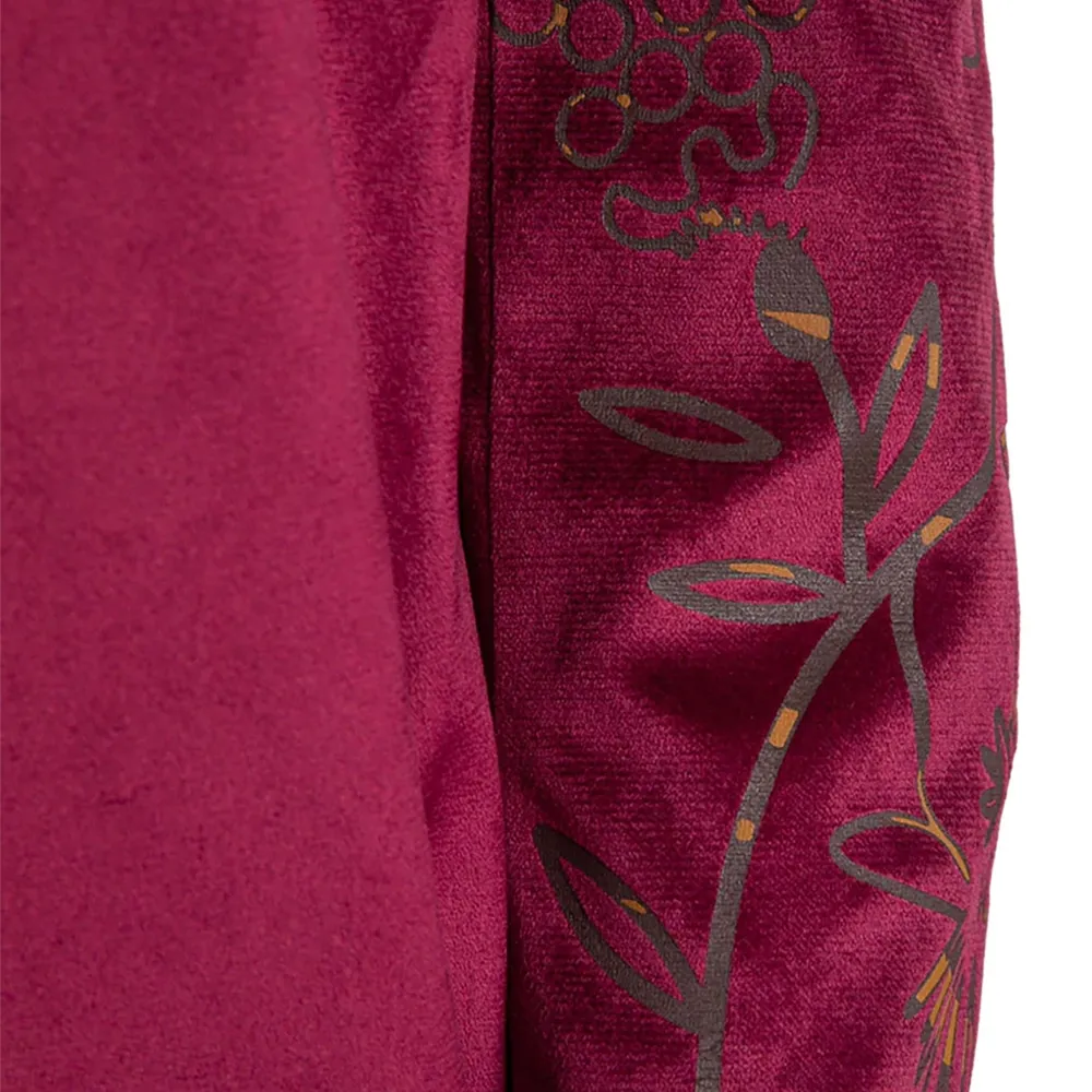 Timothee Willy Wonka Maroon Coat