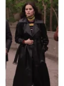 Only Murders in the Building Selena Gomez Leather Trench Coat