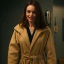 Ella McCay Emma Mackey Brown Coat