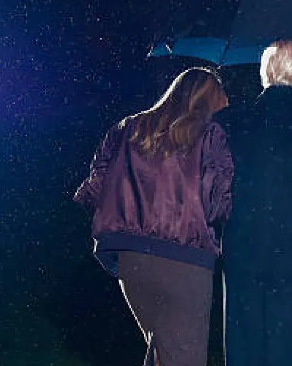 MelaniaBrown Bomber Jacket