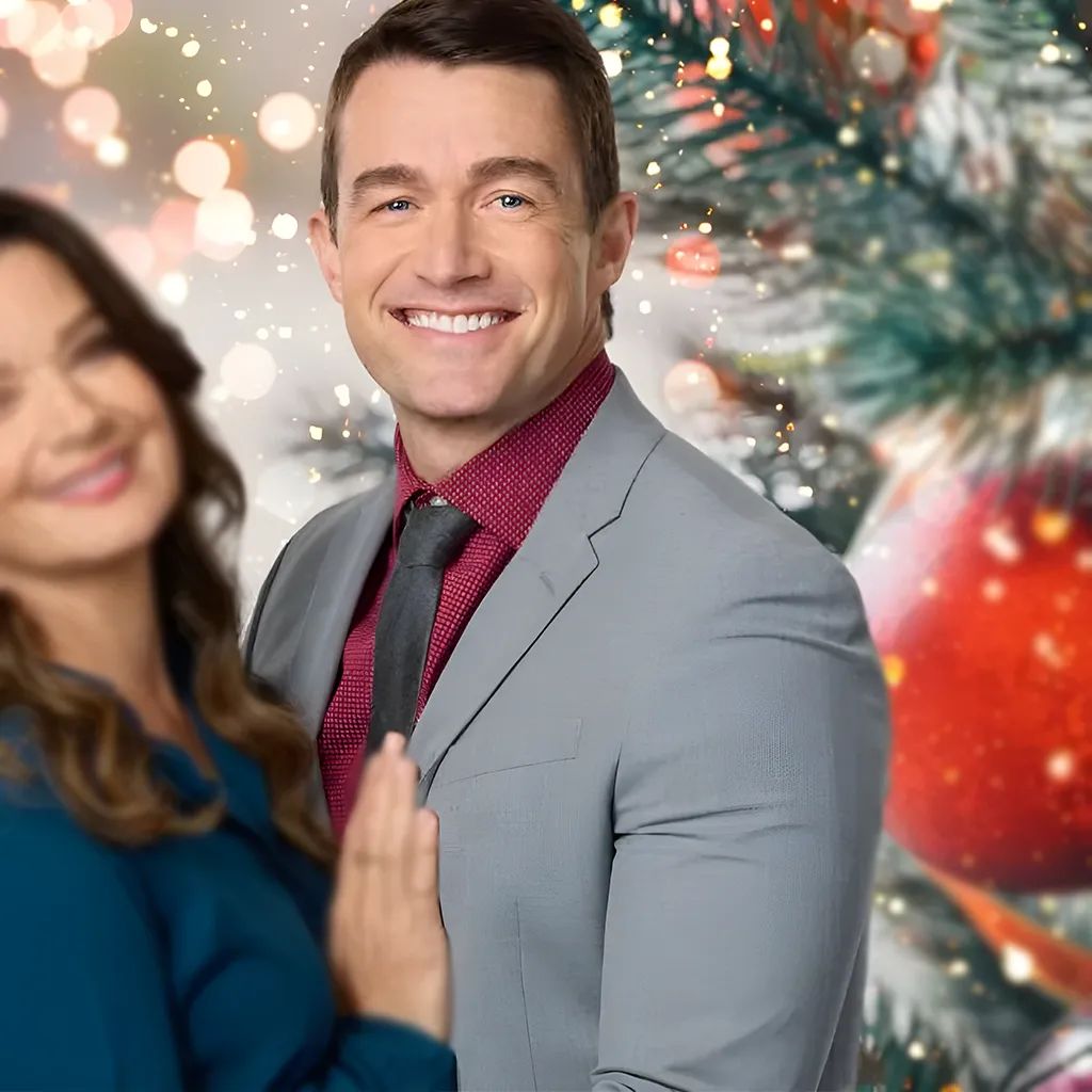 Merry Christmas Ted Cooper Robert Buckley Grey Blazer