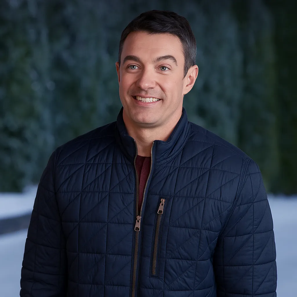 Merry Christmas Ted Cooper Robert Buckley Quilted Jacket