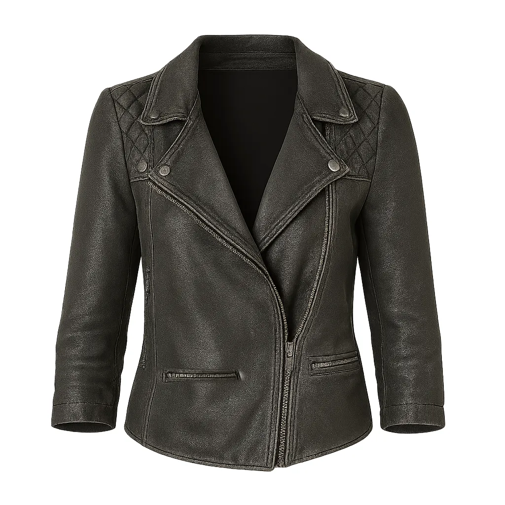 Rehab Press Victoria Leather Jacket - Image 2