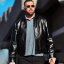 Travis Kelce Kansas City Chiefs Game Leather Jacket2025