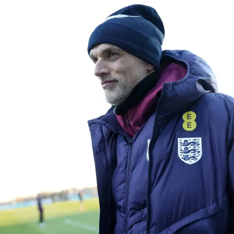 Thomas Tuchel Blue Puffer Hooded Jacket 2025