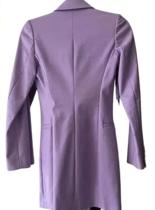Electric Bloom Jade Castillo Purple Embellished Blazer - Image 3